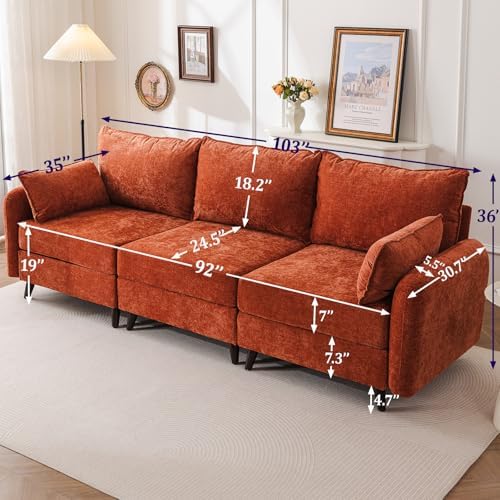 Rexulqo 104'' Modular Sectional Sofa - Image 2