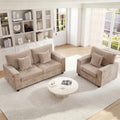 2 Seater Couch with Accent Chair Modern Chenille Sofa Set by MAHYIZYI-SimpleFashionable