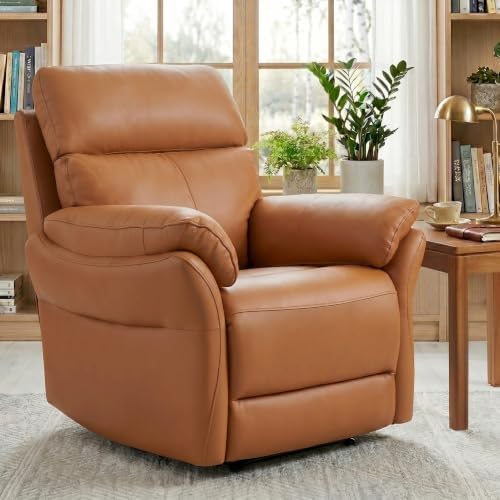 AIRSKY Genuine Leather Recliner Chair by Leatherergonomicsofaexpert