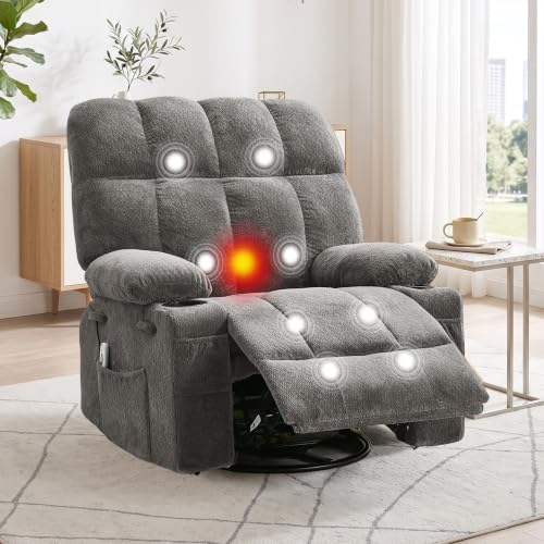 IDEALHOUSE Oversized Rocking Recliner Chair by IDEALHOUSE