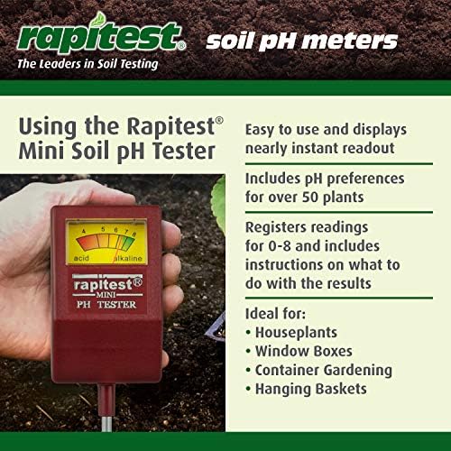 Rapitest Soil pH Tester for testing soil pH quickly and accurately. Test fruits - Image 5