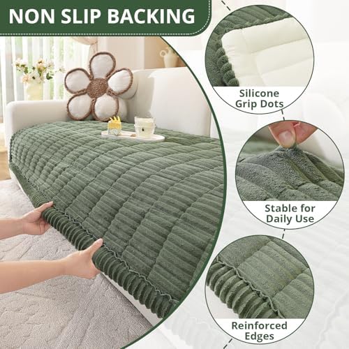 OstepDecor Couch Cover for Dogs, Washable Non Slip Sofa Cover for Pets - Image 5