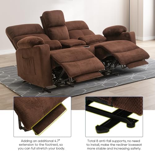68'' RV Power Loveseat Recliner Sofa - Image 6