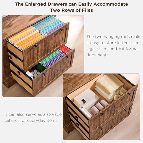 OKD Farmhouse Lateral File Cabinet - Image 4
