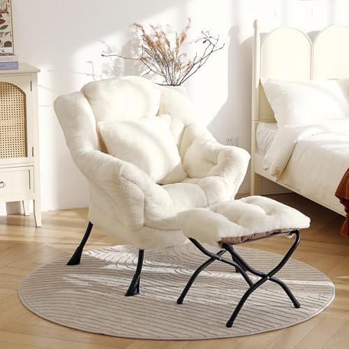 Lazy Chair with Ottoman, Comfy Reading Chair - Image 2