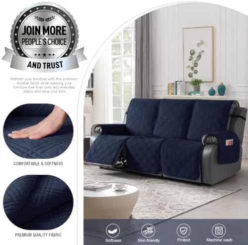 TAOCOCO Waterproof Recliner Sofa Cover Non Slip - Image 3