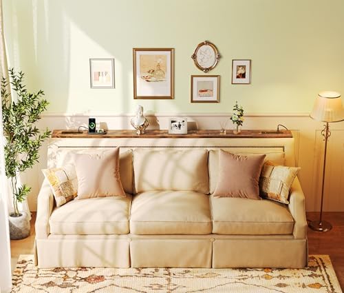 SUPERJARE 39.4 inch Narrow Behind Couch Table - Image 6