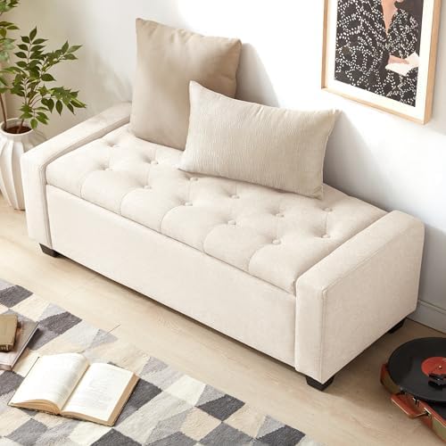 Huatean Home 48" Ottoman with Storage - Image 5