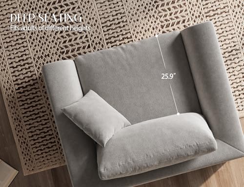 ohllob 48.6" Single Sofa, Small Boneless Couches - Image 3