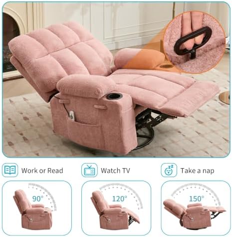 IDEALHOUSE Oversized Rocking Recliner Chair - Image 4