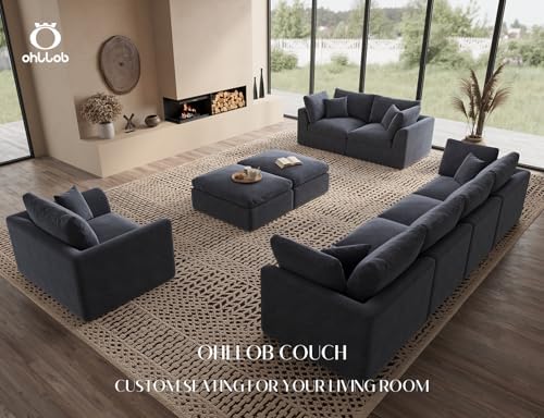 ohllob Corner Seat for Cloud Sectional Couches Living Room, Warm White - Image 6