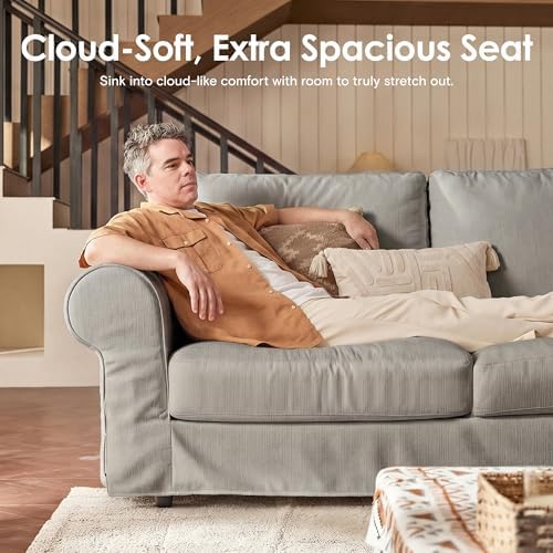 80" Oversized Cloud Loveseat - Image 4