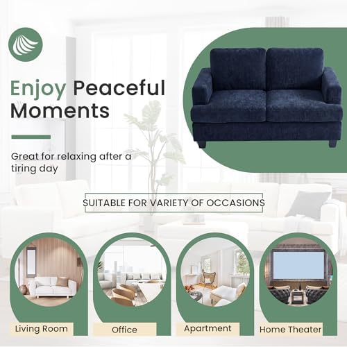 Fiona's magic 4 Seats Couch Set, 2 Piece Set Comfy Sofa, Loveseat Sofa*2 - Image 6