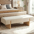 Zesthouse Solid Wood Bench for Bedroom, Modern Wooden Entryway Bench by Zesthouse