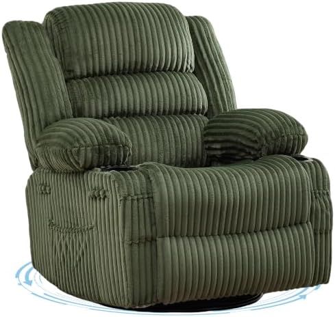 GarveeHome 360° Swivel Rocker Recliner Chair Rocking Recliner by GarveeHome