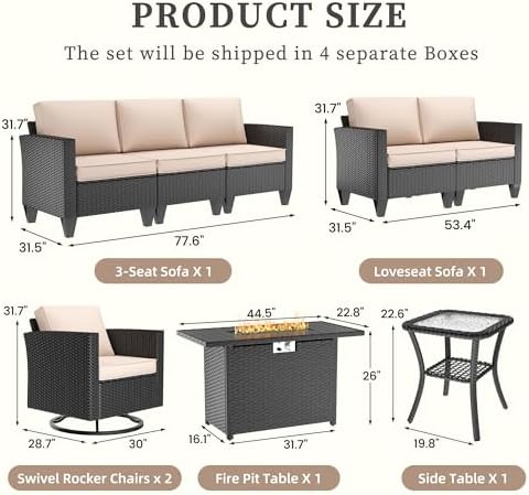 UDPATIO Patio Furniture Set - Image 2