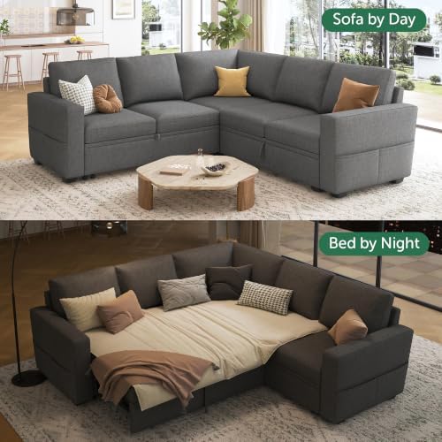 HONBAY Sectional Sleeper Sofa - Image 3
