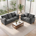 2-Piece Sofa Set, 65.4" Loveseat + 89" 3-Seater Couch by LANDASSYHOME