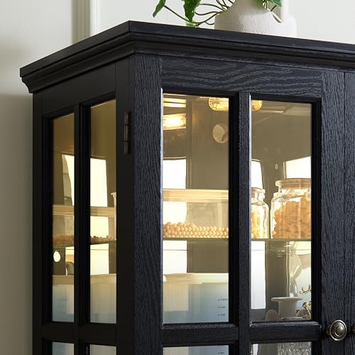 68" H Glass Curio Display Cabinet - Image 6