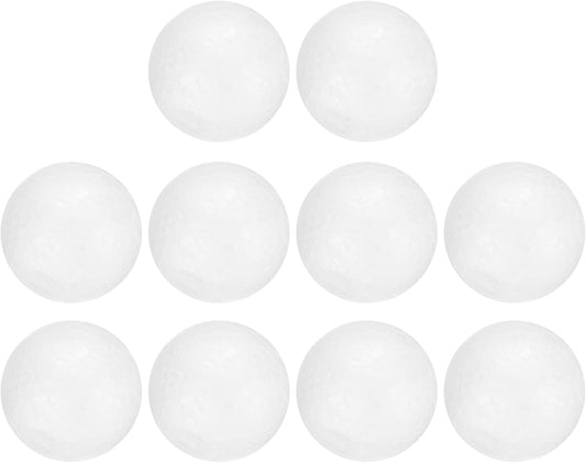 uxcell 15 Pcs White Foam Balls, 2.8 Inch Polystyrene Craft Foam Balls Solid Round Ball for Art, Household, DIY, Party Decorations