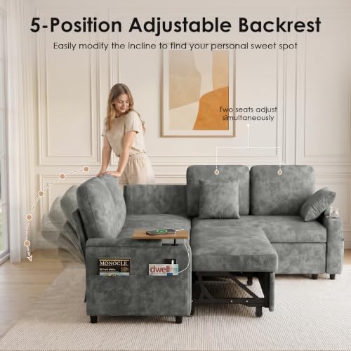 Dreamzie 81'' Modular Sectional Sofa - Image 4
