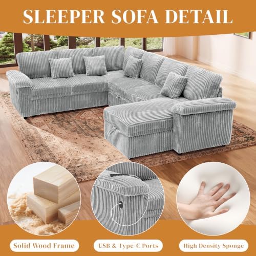 Modular Sectional Sleeper Sofa - Image 4