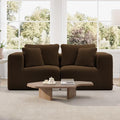 Novilla 70.8" Modular Loveseat Sofa, Small Space Sectional Couch, Modern Cloud by Novilla
