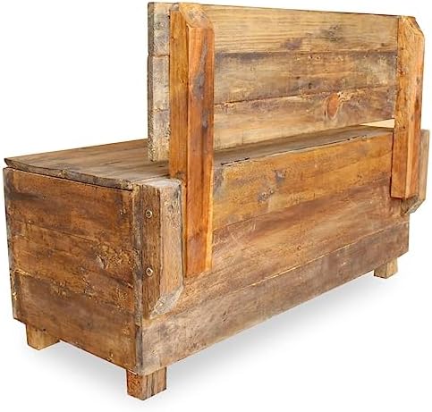 SKM Bench Solid Reclaimed Wood 86x40x60 cm - Image 6