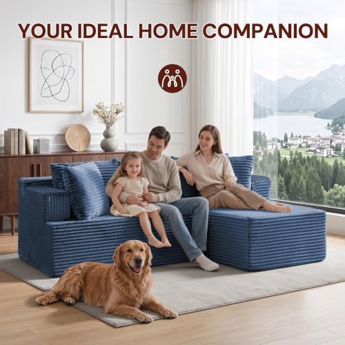 Korser Boneless Couches for Living Room, Cloud Couch Sectional - Image 3