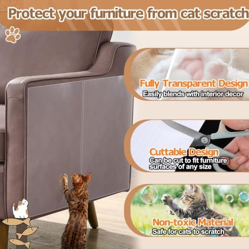 Acostop 16 Pack 17"x11.8" Cat Scratch Furniture Protector - Image 6