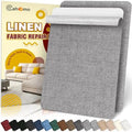 Linen Repair Tape 2Pcs 8x12 inch, Self Adhesive Fabric Patches, Couch Repair by Cahomo