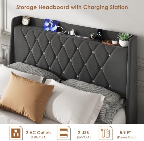 Garvee Full Size Bed Frame - Image 5