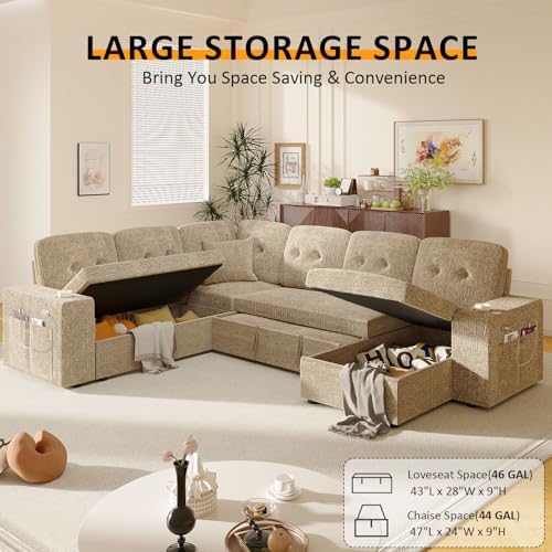 Modular Sectional Sleeper Sofa - Image 6