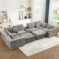 167.5" Oversized Boneless Couch Sleeper Sofa by fanzutuz