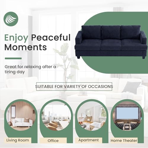 Fiona's magic 6 Seats Couch Set, 2 Piece Set Comfy Sofa, 3 Seater Couch*2 - Image 7