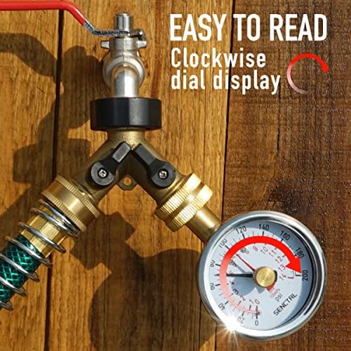 SENCTRL 0-200 Psi Lead-Free Water Pressure Gauge Test - Image 6