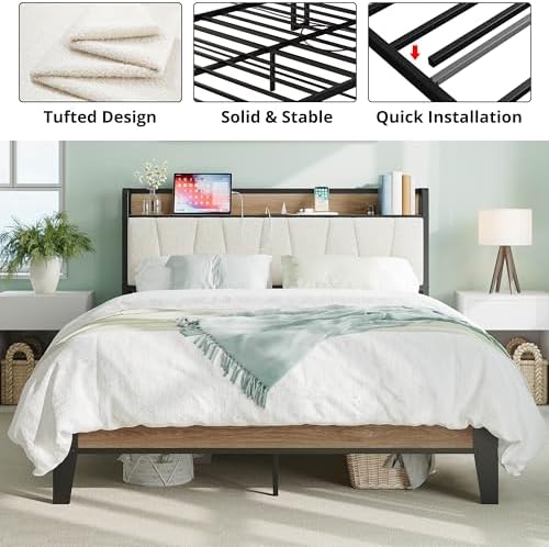LIKIMIO Queen Size Bed Frame - Image 4