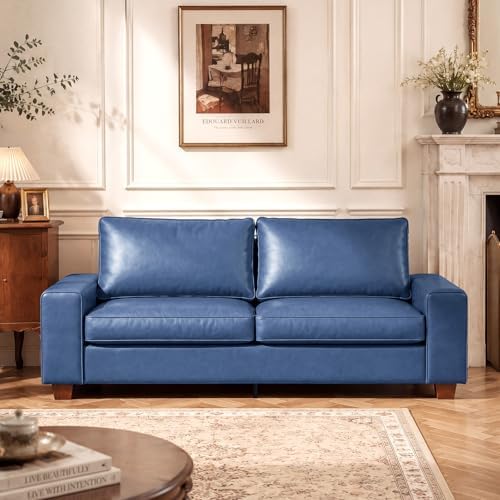 COUCHOICE Modern Faux Leather Sofa Couch by COUCHOICE