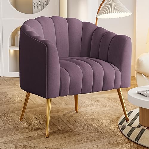 Dewhut Oversized Pumpkin Couch Accent Chair, Modern Comfy Velvet Upholstered by FocusOnQualityFurniture