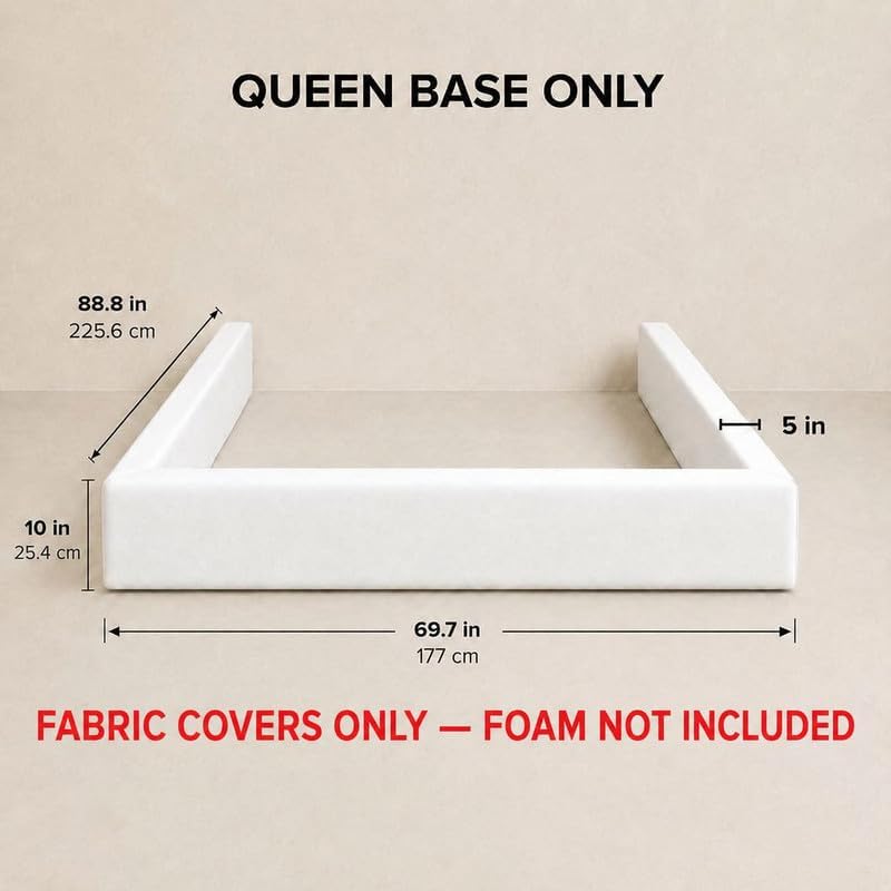 Square Bed – Washable Zip Cover - Image 3