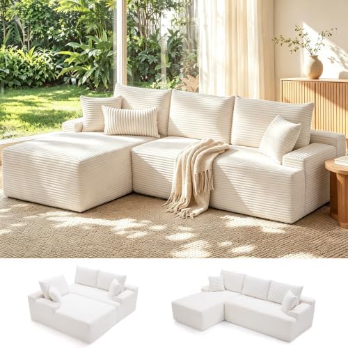 Mangodan Cloud Sectional Sofa, Boneless Couch by Mangodan