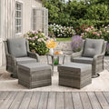 Wumiokio Patio Furniture Sets, Wicker Outdoor Furniture by Wumiokio