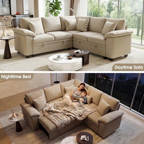 86" Modular Sectional Sleeper Sofa - Image 3