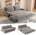 73.2" Queen Size Futon Sofa Bed, 3-in-1 Convertible Sleeper Sofa by Kolavess