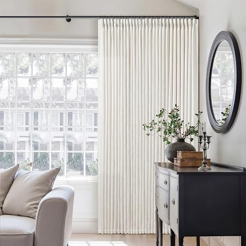 TWODRAPES Pinch Pleated Linen Curtains 105 Inches Long - Image 6