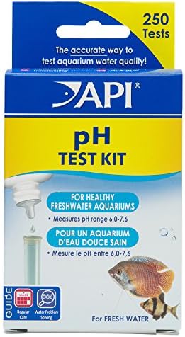 API PH TEST KIT 250-Test Freshwater Aquarium Water pH Test Kit, 4 Piece Set by API