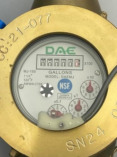 DAE MJ-150n 1.5" NTEP NSF61 Non Lead Potable Water Meter, Pulse Output + - Image 4