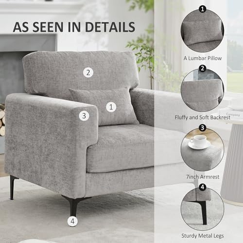 Oversized Accent Chair Armchair - Image 5