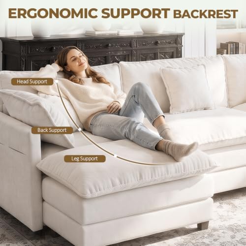 LEVELEVE 112" L-Shape Modular Sofa - Image 6