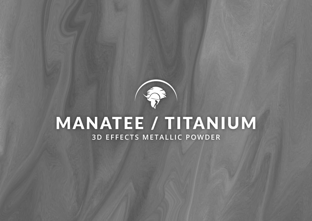 Spartan Epoxies Metallic Pigment Powder for Epoxy - 30 Unique Colors, 4oz for 1 Gallon and 12oz for 3 Gallons of Clear Epoxy, Made in The USA (Manatee, 4oz (45 Grams))